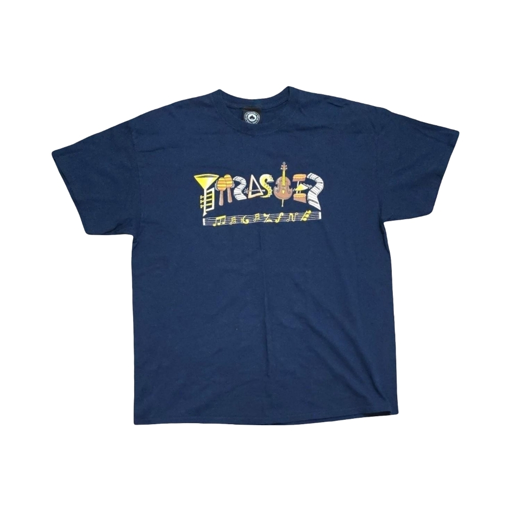 Thrasher Magazine Skater Shirt Filmore Logo Jazz Style Mens XL